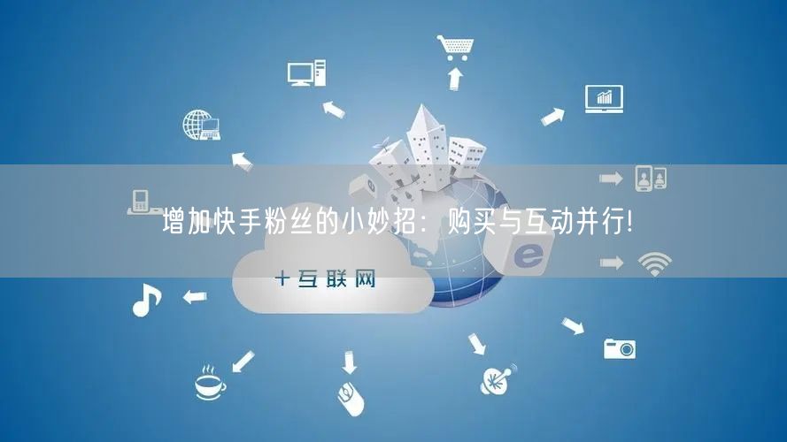 增加快手粉丝的小妙招:购买与互动并行!
