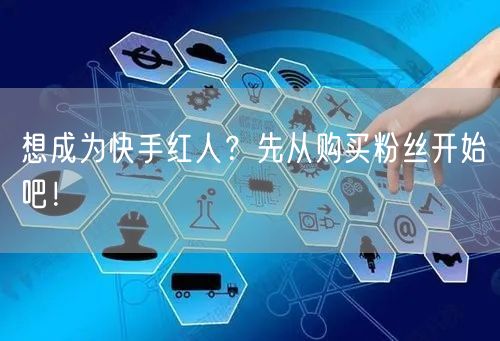 想成为快手红人?先从购买粉丝开始吧!