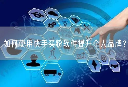 如何使用快手买粉软件提升个人品牌?