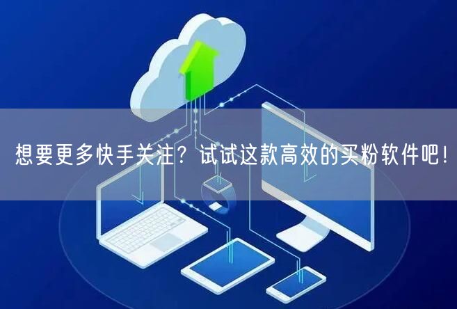 想要更多快手关注?试试这款高效的买粉软件吧!